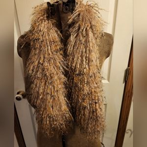 Mongolian lamb scarf 34"
